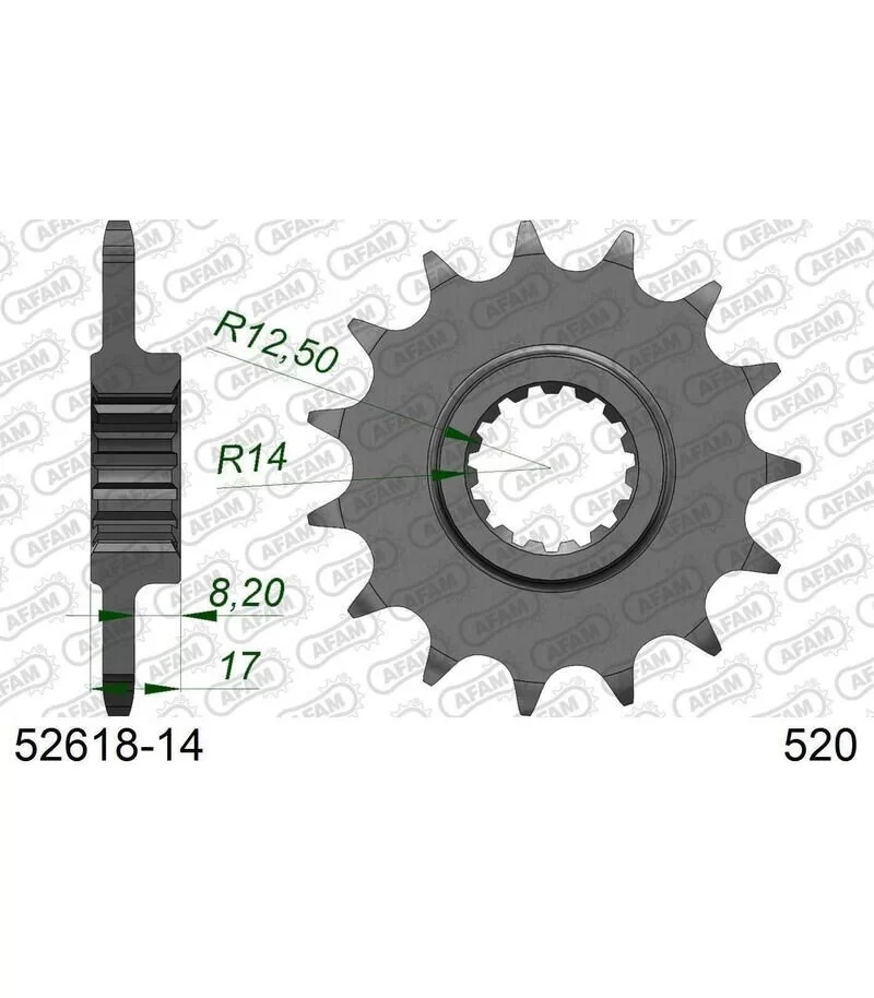 afam-pignone-acciaio-racing-52618-520-con-14-denti-52618-14.webp