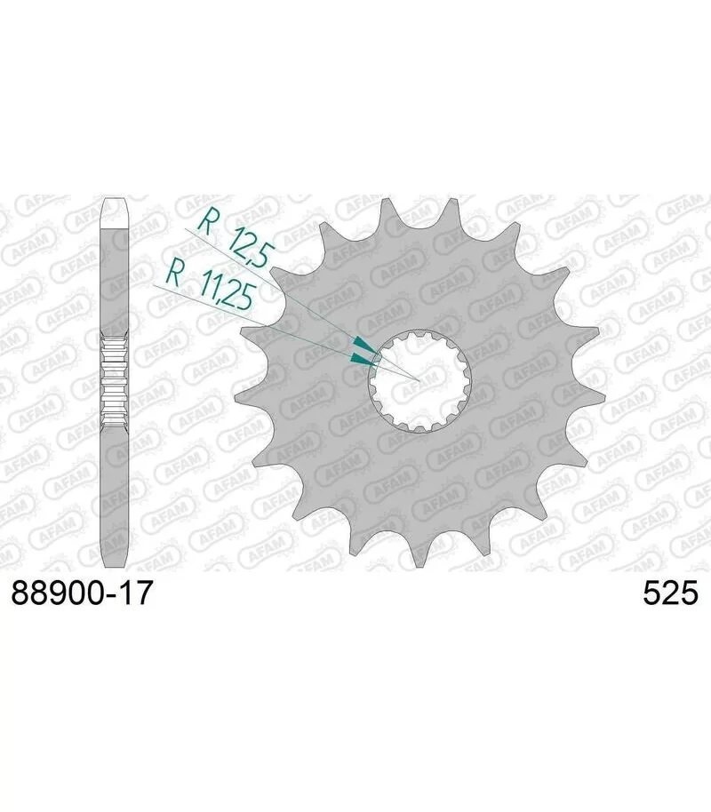 afam-pignone-acciaio-standard-88900-525-con-17-denti-88900-17.webp